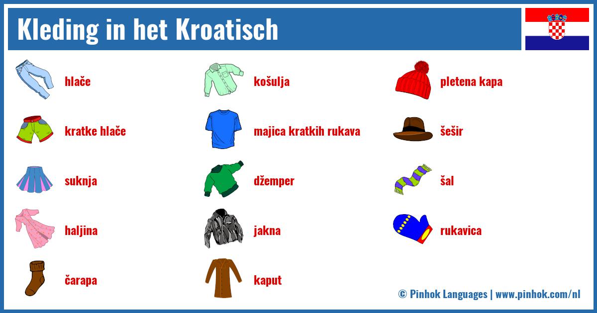 Kleding in het Kroatisch