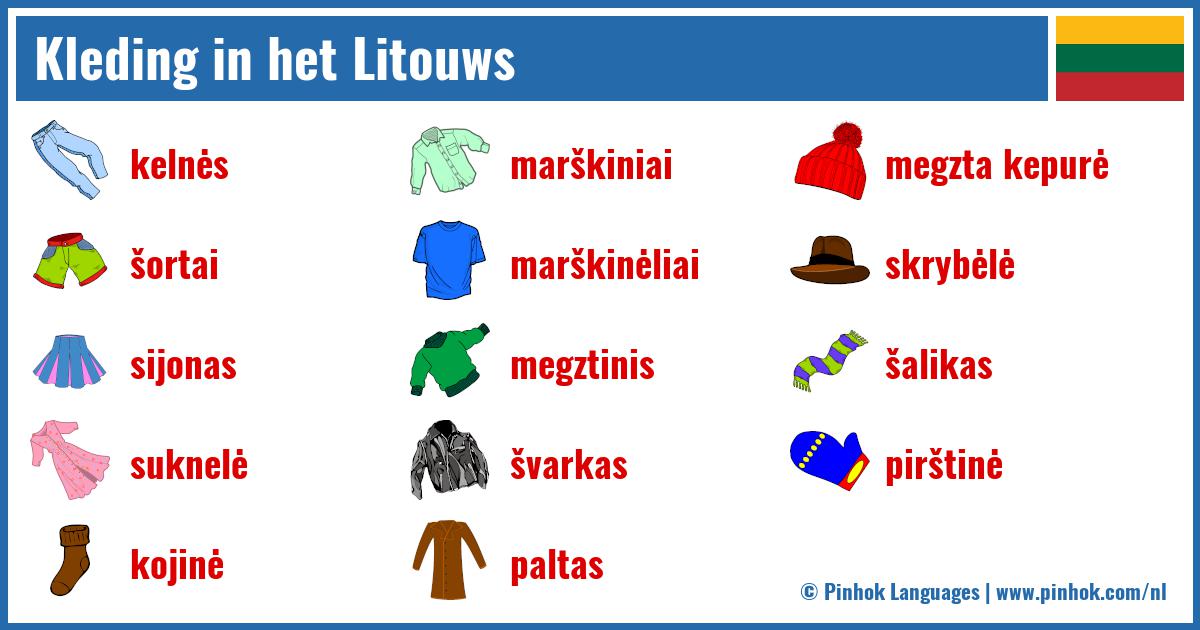 Kleding in het Litouws