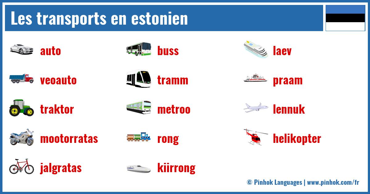 Les transports en estonien