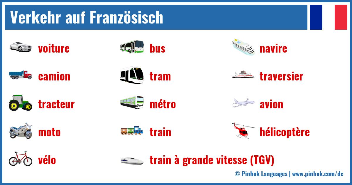 Verkehr auf Französisch