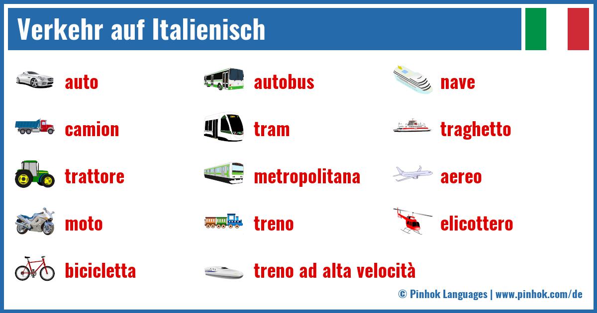 Verkehr auf Italienisch