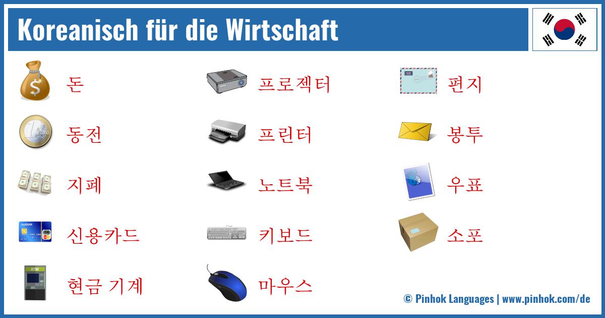 Koreanisch für die Wirtschaft