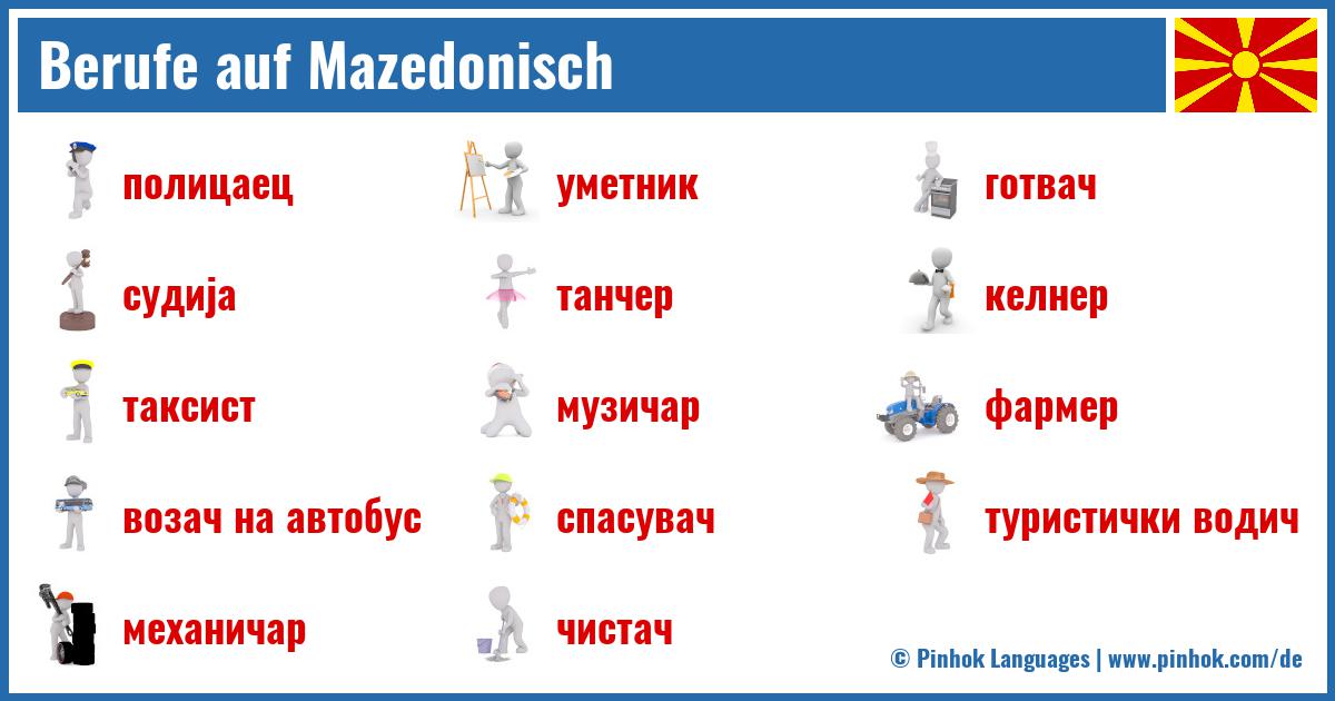 Berufe auf Mazedonisch