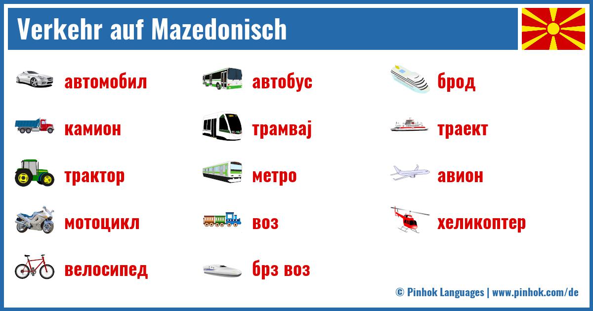 Verkehr auf Mazedonisch