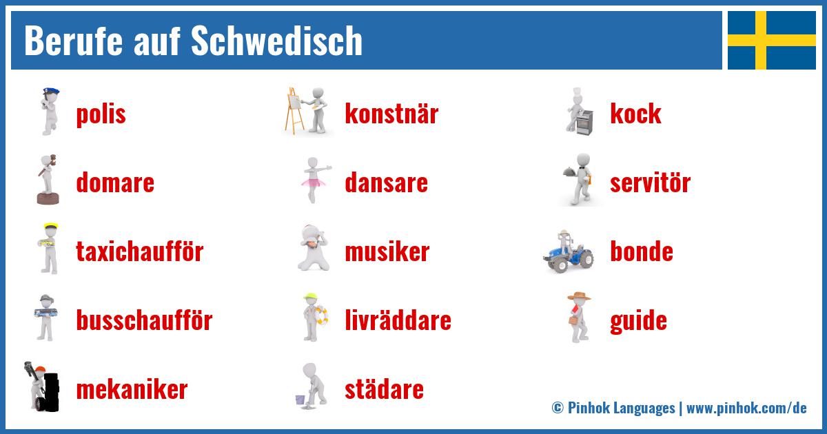 Berufe auf Schwedisch