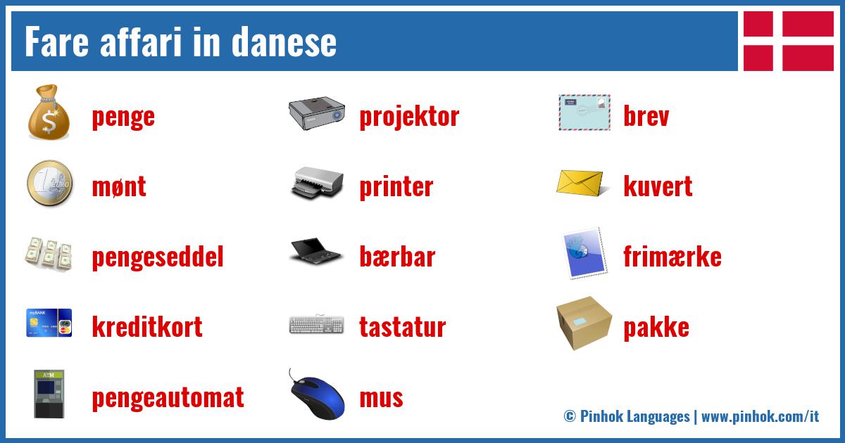 Fare affari in danese