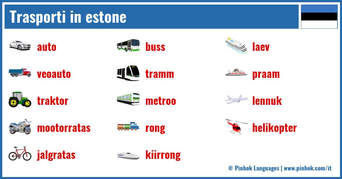 Trasporti in estone