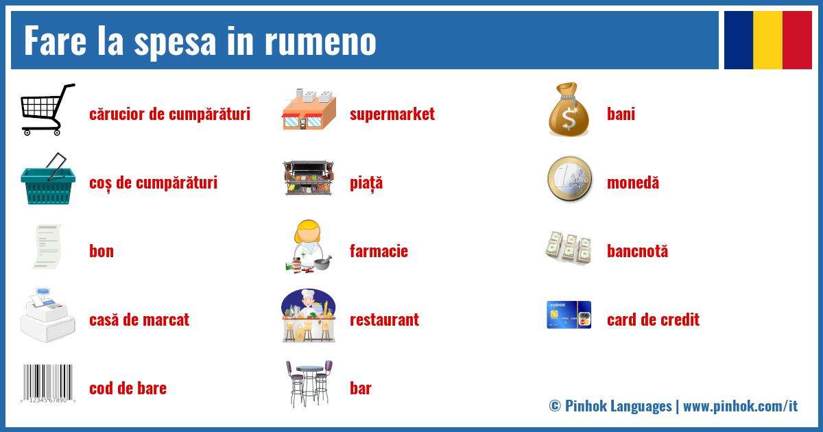 Fare la spesa in rumeno