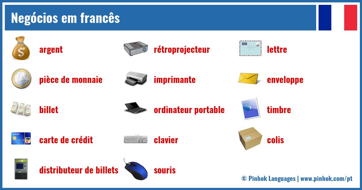 Negócios em francês