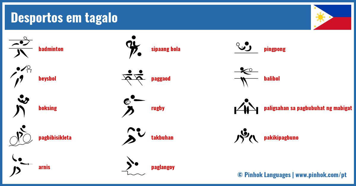 Desportos em tagalo