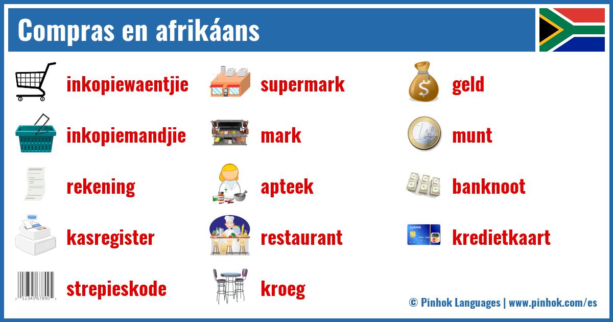 Compras en afrikáans