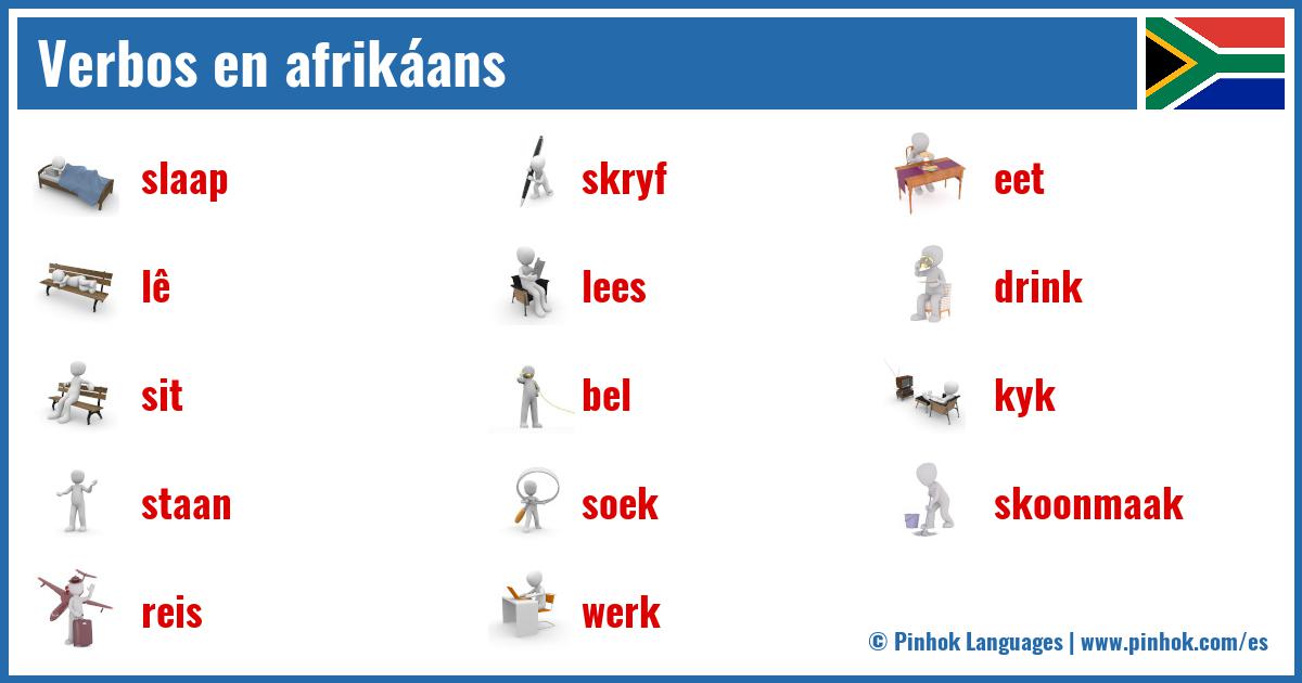 Verbos en afrikáans