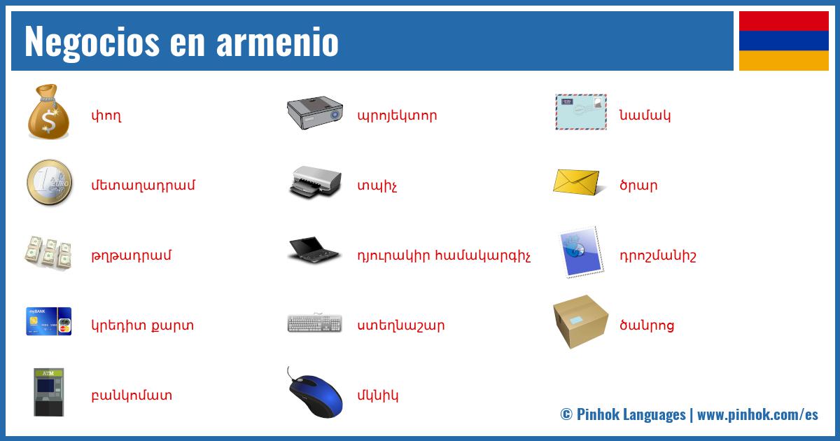 Negocios en armenio